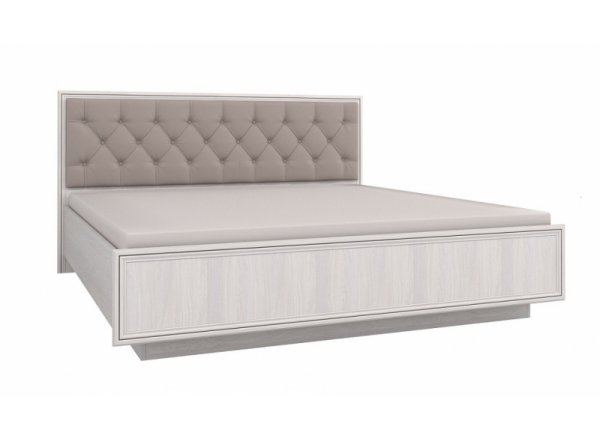 Кровать Люкс Paola 307 с подъемным механизмом, Ясень Анкор светлый Furor Brown Grey патина